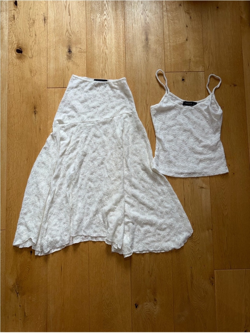 REVOLVE Lioness White Lace Butterfly Skirt Set - Tank Top + Flared Skirt SET - Picture 3 of 16